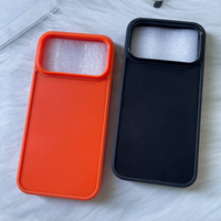 Coque antichoc vierge 2-en-1 Orange Armor Groove DIY pour iPhone 17 Pro Max et autres modèles de téléphones portables