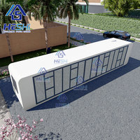 Petite cabine Apple préfabriquée bon marché populaire Maison préfabriquée en acier léger préfabriquée portable 20Ft 40Ft Office Pod Conteneur isolé Maison