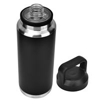 Bouteille d'eau isotherme en acier inoxydable pour la gym, à large ouverture, pour une hydratation rapide pendant l'entraînement