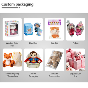 Peluche personnalisée chien aux grandes oreilles, coussin en forme de poupée avec rembourrage en coton PP, taille 11-30 cm, pour fêtes - Product Image 5