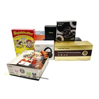 Fabricant de boîtes d'emballage personnalisées en petites séries, boîte en carton ondulé épaissi imprimée en couleur, double insert pliable, sur commande