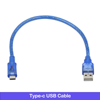 Kabel USB 30cm USB-A ke USB-B untuk Ardui MINI TYPE-C kabel Printer mikro