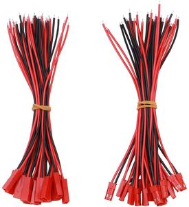22 AWGปลั๊กJST <span class=keywords><strong>2</strong></span>ขาชายหญิง150มม.สำหรับสายไฟLEDโคมไฟของเล่นแบตเตอรี่ - Product Image 1