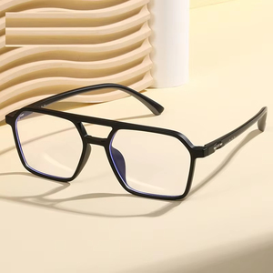 Bán buôn TR90 Khung kính quang học unisex hình chữ nhật màu xanh ánh sáng kính mắt trọng lượng nhẹ cảnh tượng - Product Image 6