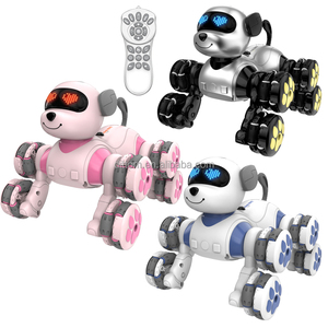<span class=keywords><strong>2</strong></span>.4G uzaktan kumanda 8-Wheel akıllı robotik köpek interaktif programlama Pet Robot oyuncak şarkı ve dans ile - Product Image 1