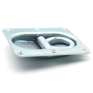 Anneau de fixation universel encastré pour remorque, camionnette, camion, anneau en D, ancre de plancher de remorque - Product Image 1