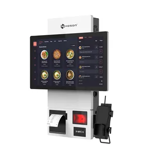 21.5 Inch wall mounted payment kiosk suppliers self service card payment machine kiosk multi-payment