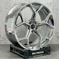 Jantes forgées Bku 5x112 à 5 branches en Y pour Audi RS5 RS6 RS7 4K C8 RS8 A6 A7 A8 RS5 S4 S5 S6 S7 S8 19 20 21 22 pouces chromées