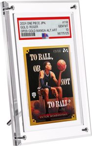 Custom Clear <b>Acrylic</b> Graded Card Display <b>Frame</b> Easy Assembly TCG Baseball Card Holder for Collectible Display - Product Image 6