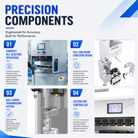 Prensa Plegadora CNC Eléctrica de 50T y 1800mm, Doble Servo, Compacta, para Plegado de Chapa Metálica de Acero al Carbono de 3.4mm