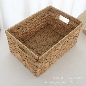 In stock: handmade woven <b>baskets</b>, paper rope woven <b>baskets</b>, sundry <b>storage</b> <b>baskets</b>, gourd grass snack <b>baskets</b>, cosmetic - Product Image 3