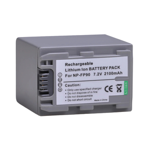NP-FP90 FP90 2100mAh Akku für Sony DVD505 DVD605 DVD705 DVD805 DVD905 HC26 HC27 HC28 <span class=keywords><strong>HC65</strong></span> HC85 HC96 SR90 Camcorder - Product Image 1