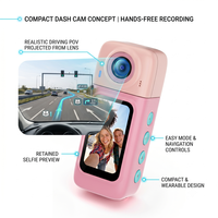 Caméra d'action à objectif grand angle de qualité supérieure, résolution élevée, batterie 600 mAh, caméra vidéo portable pour vlog quotidien, mini caméra