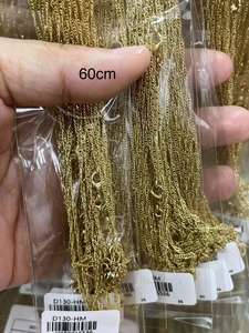 Collar cadena de eslabones cubanos para hombre, Gargantilla, oro de 18k, 035N1Xuping - Product Image 4