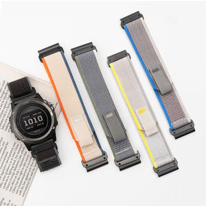 Correa de Repuesto Deportiva de Nailon de 22 mm y 26 mm para Reloj <span class=keywords><strong>Garmin</strong></span> <span class=keywords><strong>Fenix</strong></span> 8 7X <span class=keywords><strong>Pro</strong></span> <span class=keywords><strong>6X</strong></span> 5X 965 - Product Image 2