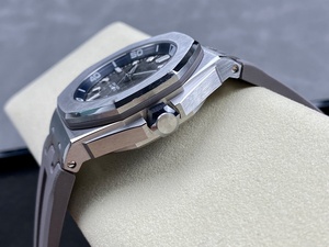 Reloj Mecánico de Lujo de la Mejor Calidad, Resistente al Agua, 42 mm, Fábrica ZF, Movimiento 4308, Esfera Gris Luminosa 15720, Reloj Super Diver - Product Image 4