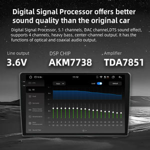 Système multimédia automobile Fyt 7870 4+64 Go, écran 2K/QLED, Android 13, DSP, Wifi, 4G, autoradio 2DIN universel 9/10 pouces, <span class=keywords><strong>GPS</strong></span>, unité centrale - Product Image 3