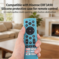 Protection en silicone pour télécommande de téléviseur intelligent LED Hisense ERF3A90, couleur personnalisée, facile à nettoyer, antichoc, vente en gros, commandes en gros pour les détaillants