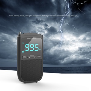 Nuevo Modelo 2025, Mini <span class=keywords><strong>Radio</strong></span> Portátil FM Semiconductor con Pantalla Digital, Funciona con Batería, para Personas Mayores, Banda Completa - Product Image 4