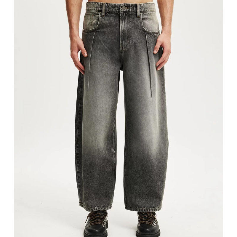 Jeans Baggy Jeans A Palloncino Uomo Unisex Oversized Baggy Jeans