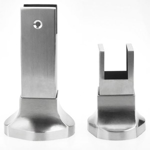 Base de Soporte para Abrazadera de Partición de Acero Inoxidable 304, Estilo Chino, 8.3cm de Ancho, Altura Ajustable - Product Image 2