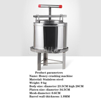 Extracteur de miel d'abeille, centrifugeuse, presseur de cire d'abeille, presseur de cire