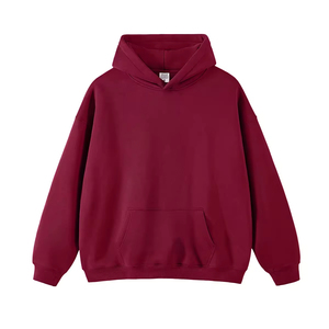 Custom Logo Top Quality 100% Cotton Plain Hoodie Printed <b>Pullover</b> Hoodies Sweatshirts for <b>Men</b> Women - Product Image 1