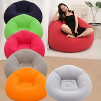 Canapé-lit gonflable moderne et pliable pour l'extérieur, en PVC et peluche, portable, idéal pour la cuisine ou comme tabouret.