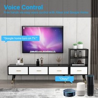 Télécommande IR intelligente WiFi Contrôle intelligent de la maison Commutateur universel de télécommande IR Compatible avec Alexa Google Home IFTT