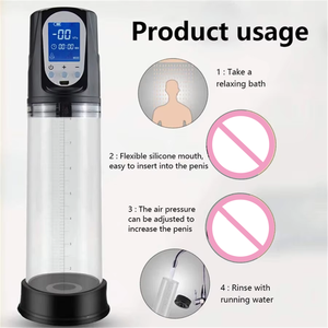 Bomba de Pene Sexual Gratuita en Oferta con Recarga USB, Agrandador de Pene Automático con LED, Juguetes Eléctricos para Mejorar el Rendimiento Masculino - Product Image 6