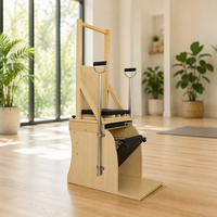 Appareil de Pilates MJD-W64 Combo : Chaise Wunda et Ladder Barrel en bois – Mobilier de Pilates