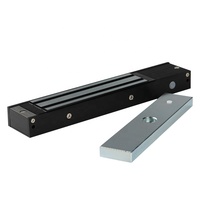 Serrure magnétique à deux fils 280 kg, double tension DC12V 24V, bobine tout cuivre, accessoires de contrôle d'accès pour serrure de porte électrique