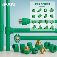 IFAN FACTORY OEM Matériaux de plomberie pour l'alimentation en eau, Raccords de tuyauterie en PPR plastique : Coude, Té, Union, Raccord de couplage, Raccord de tuyauterie PPR