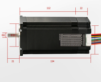 Kit moteur pas à pas Nema 17, 1,8 degré, 42 mm, 2 phases, 4 fils, hybride, pour imprimante 3D, machine de gravure CNC, DC 12V/24V, 0,4-1,2 kW