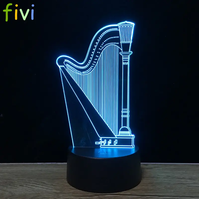 Basketball Team Logo Led 3D Night Light 7 Colors Changing Table Desk Lamp 3D Illusion Night Light