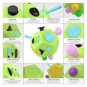 Multi Color Infinite Cube Fidget <b>Dice</b> Spinner Toy for Adults Kids Party Sensory Fidget Christmas Toys - Product Image 4