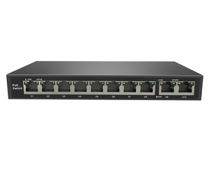 Switch PoE Gigabit No Administrado con 10 Puertos RJ45 de 10/100/1000M - Product Image 1