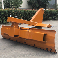 Mini niveleur monté sur tracteur, niveleur de terrain, lame, grattoir