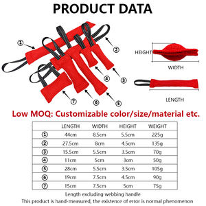 อุปกรณ์ฝึกสุนัขแบบมืออาชีพ ผ้ากันกัด ถุงดึงกัดสำหรับฝึกสุนัข ของเล่นสุนัขแบบโต้ตอบ ฝึกการกัด ปรับแต่งสีและขนาดได้ - Product Image 3