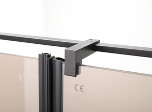 Box <span class=keywords><strong>Doccia</strong></span> Senza Telaio di Foshan, Vetro Color Tè da 8mm con Cerniere, Design Moderno e Stile Lineare per il <span class=keywords><strong>Bagno</strong></span> - Product Image 3