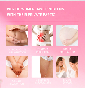 Hydratant nettoyant vaginal aux herbes naturelles et probiotiques, soin gynécologique, gel raffermissant vaginal à l'acide borique - Product Image 5