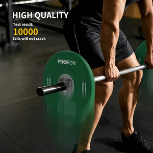Venta al por mayor de fábrica: Discos de parachoques de competición de color para levantamiento de pesas de alta resistencia, para uso en gimnasios domésticos y equipos de fitness. - Product Image 4