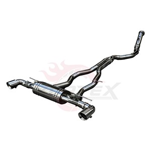 ท่อไอเสียแบบ Catback สแตนเลส Vortex พร้อมวาล์ว สำหรับ Toyota GR Supra A90 3.0T B58 ปี 2019-2024 ปลายท่อคู่ขัดเงา เชื่อมแบบ TIG - Product Image 3