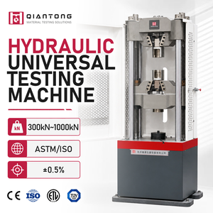 ASTM A370 Prüfmaschine 500kN Hydraulischer Servo-Universalprüfstand für Stahlprodukte Zug- und Biegeprüfung - Product Image 1