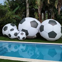 Ballon sportif gonflable géant, sphère miroir métallique, ballon flottant en PVC brillant, décoration d'événements, accessoires de fête, vente en gros OEM