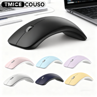 Souris d'Ordinateur Silencieuse Sans Fil Arc Ergonomique Portable Ultra-Mince pour PC Portable – Souris Mute