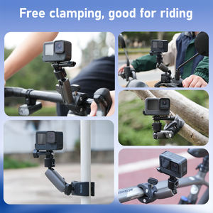 Accessoires pour caméras d'action Telesin, pince pour vélo, clip pour <span class=keywords><strong>Go</strong></span> <span class=keywords><strong>Pro</strong></span>, DJI Insta360, <span class=keywords><strong>fixation</strong></span> rapide pour <span class=keywords><strong>guidon</strong></span> de moto et de vélo - Product Image 3