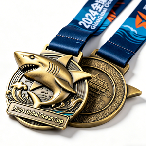 Medallas Deportivas Personalizadas de Aleación de Zinc con Grabado y Impresión Tipográfica, Lavables y en Color, Venta al Por Mayor y Envío Directo - Product Image 1