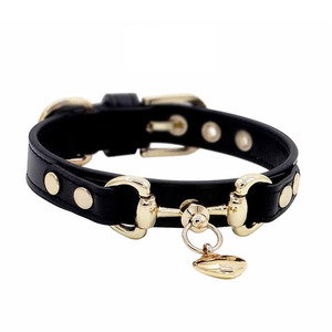 Zenos Elegant Cow Leather Soft Durable Pet Collar for Small <b>Dogs</b> and Cats - Product Image 6