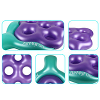 Lit flottant gonflable en forme de raisin, directement de l'usine - Rangée flottante à bas prix pour adultes, utilisation en eau